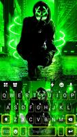 Tema Keyboard Neon Green Purge poster