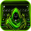 Fundo do Teclado Neon Green Reaper
