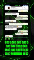Neon Green SMS Plakat