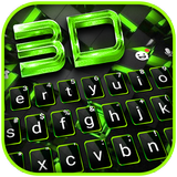 Fundo do Teclado Neon Green Te ícone