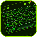 Tema Keyboard Neon Green Tech APK