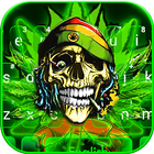 Tema Keyboard Neon Green Weed  ícone
