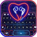ثيم لوحة المفاتيح Neon Headpho APK
