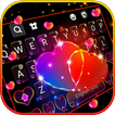Neon Heart Lights 2 Klavye Teması