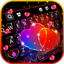 Neon Heart Lights 2 Klavye Teması APK