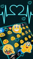 Teclado Neon Heart Love imagem de tela 3