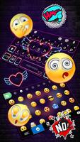 Hình nền bàn phím Neon Heart W ảnh chụp màn hình 3