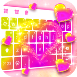 Neon Heart 3D Zeichen