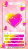 Neon Heart 3D Plakat