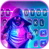 Neon Heartbeat Man Zeichen