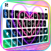 Neon Hearts Live Keyboard Back