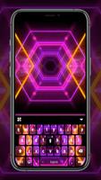 Neon Hexagon Live poster