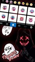Fundo do Teclado Neon Hoodie M imagem de tela 2