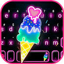 Thème de clavier Neon Ice Crea APK