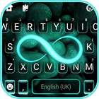 Фон клавиатуры Neon Infinite Stone иконка