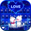 خلفية الكيبورد Neon Kitten Lov