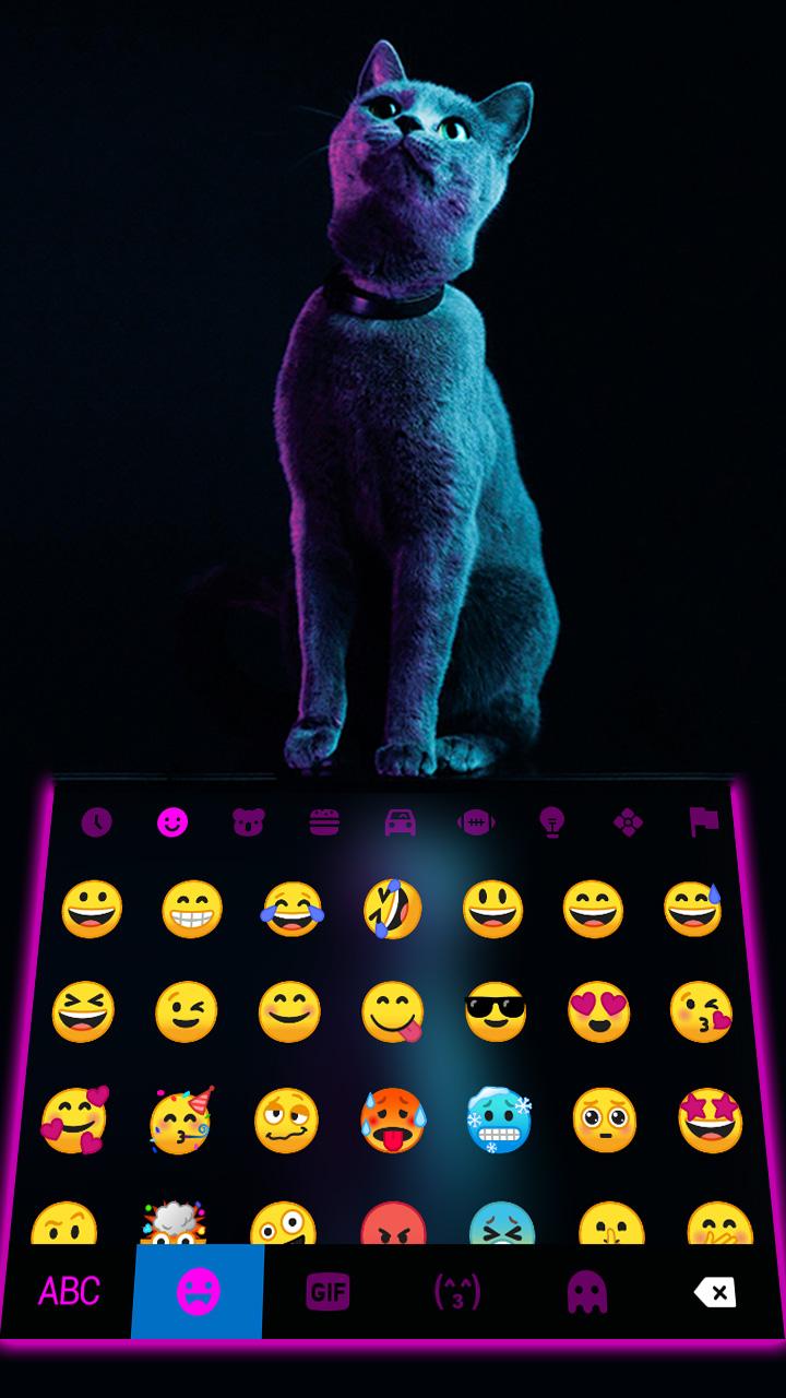Kitten neon Loading interface