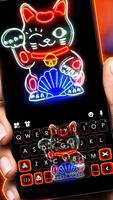 Hình nền bàn phím Neon Luck Cat bài đăng