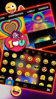 Hình nền bàn phím Neon Luck Cat ảnh chụp màn hình 3