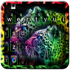 Novo tema de teclado Neon Leop ícone