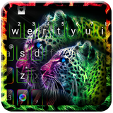 Novo tema de teclado Neon Leop ícone