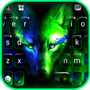 Neon Light Wolf Tastaturhinter APK