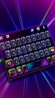 Tema Keyboard Neon Light Cartaz