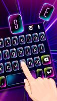 Tema Keyboard Neon Light imagem de tela 1