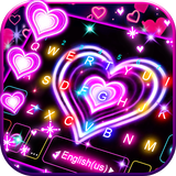 Neon Lights Heart Tema