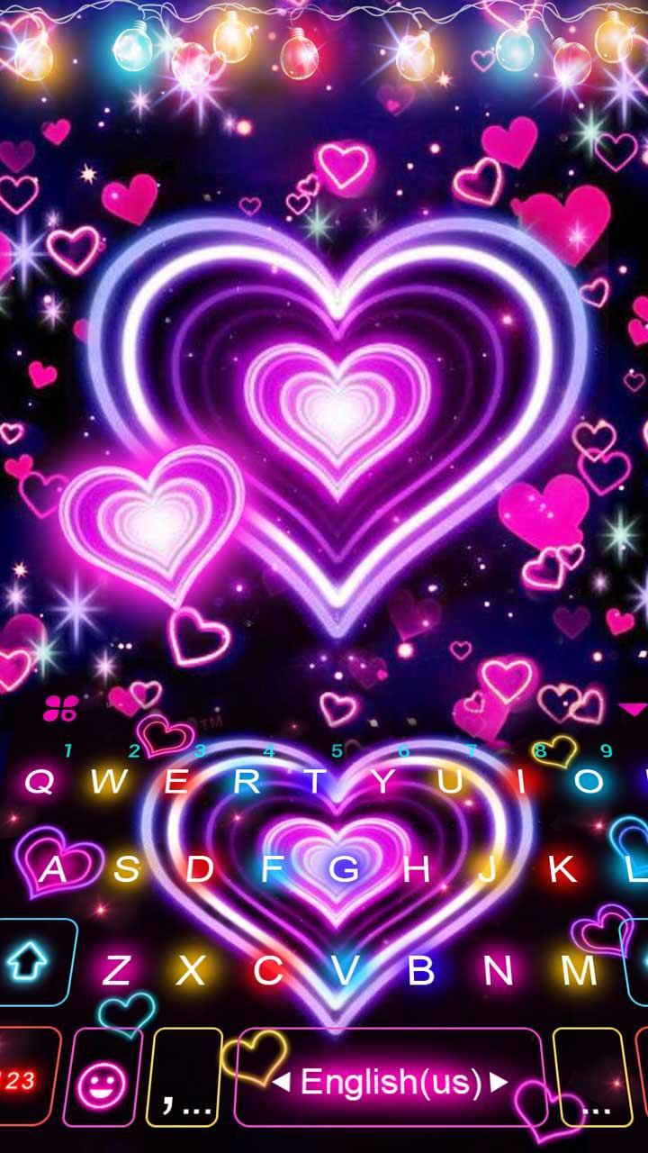 Neon Lights Heart For Android Apk Download - neon nights neon red roblox logo