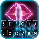 Фон клавиатуры Neon Lips APK