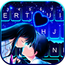 Neon Love Kiss Theme APK