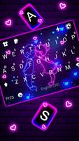 الكيبورد Neon Love Live تصوير الشاشة 1
