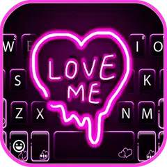 Neon Love Me Theme APK download