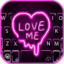 Neon Love Me Theme APK