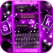 Neon Purple Bright Teclado