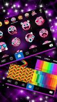 Theme Neon Purple Bright screenshot 3