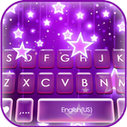 Fond de clavier Neon Purple St icône