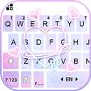 Bàn phím Neon Pastel Heart APK