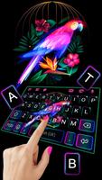 الكيبورد Neon Parrot تصوير الشاشة 1