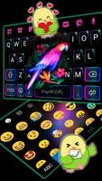 الكيبورد Neon Parrot تصوير الشاشة 2