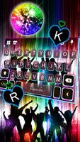 Fundo do Teclado Neon Party Ti imagem de tela 2