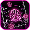 Tema Keyboard Neon Pearl