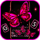 خلفية الكيبورد Neon Pink Butte APK