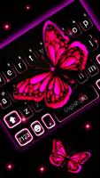 Fundo do Teclado Neon Pink But Cartaz