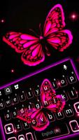 Fundo do Teclado Neon Pink But imagem de tela 1