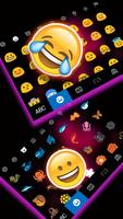 Fundo do Teclado Neon Pink But imagem de tela 2