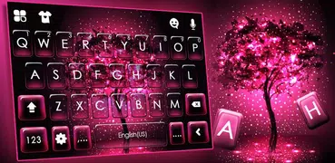 Neon Pink Galaxy Theme