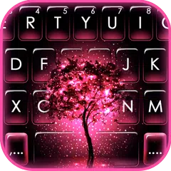 Neon Pink Galaxy Theme APK download