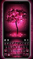 Neon Pink Galaxy Affiche